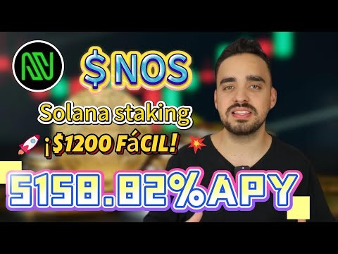 NOS + Nosana CI solana farming = 5158.82% APY comprobado