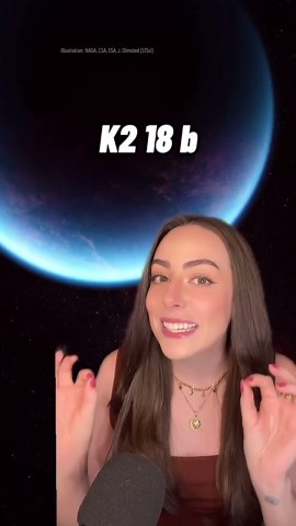 Astro Alexandra on Instagram: "Potential sign of life (DMS) discovered on exoplanet K2 18 b by JWST! #aliens #space #astronomy #spacenews #breakingnews"