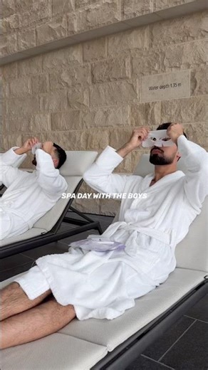 Spa day with the boys!
