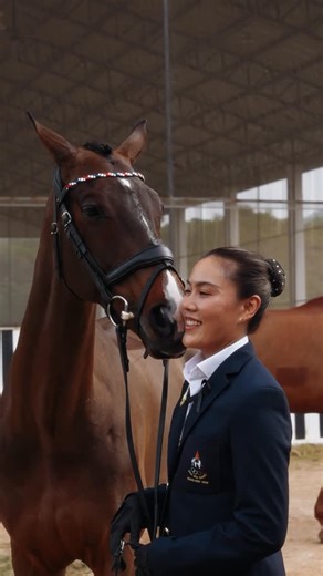 Mint Chavatanont on Instagram: "Golden moments at SEA Games 2025 🥇 Competing on this stage and representing Team Thailand has been such an incredible honor. I am so proud and deeply thankful to win Eventing Gold together with our amazing team; Nadia, Nina, Nut and with my wonderful partner, Feliz Am’or, who carried me every step of the way. 💛 #ChavallinoBangkok #TeamThailand #SEAGAMES2025 #EquestrianThailand #DressageThailand #EventingThailand #ThaiPoloPattaya #ChavallinoTeam #ThailandEquestri