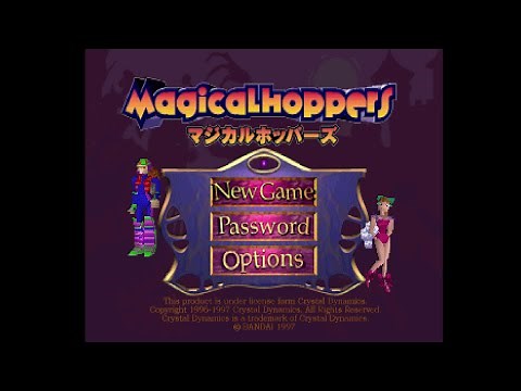 Magical Hoppers (マジカルホッパーズ). [PlayStation]. 1CC. Playthrough. No Death. 60Fps.