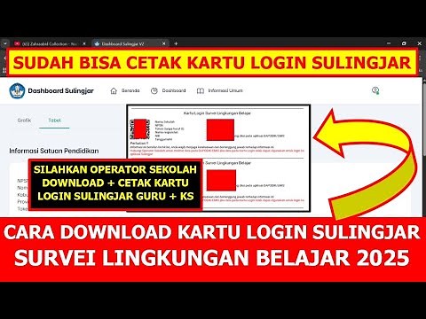HOW TO DOWNLOAD AND PRINT THE SULINGJAR LOGIN CARD FOR THE 2025 LEARNING ENVIRONMENT SURVEY FOR T...