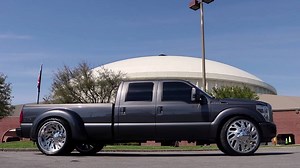 2003 F350 on 28's Specialty Forged Wheels, Xclusive Auto Erath, LA | Low Fro Photography
