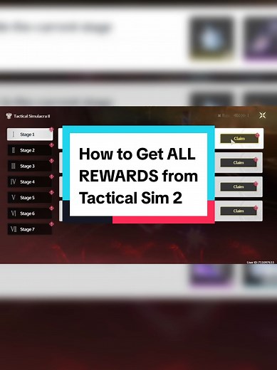 Unlock All Rewards in Tactical Simulacra II Event