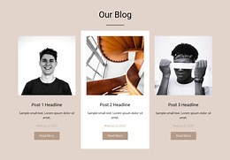 Our blog - Template by Nicepage
