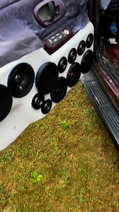 Whole lotta speakers #caraudio #alot #AmpedUp | Log Schneider
