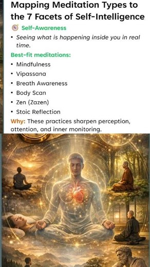 Self‑Awareness Meditation Types for Real‑Time Inner Insight
