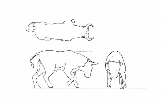 Bull - Free CAD Drawings