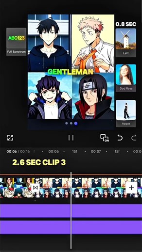 Gentleman Tutorial 🔥 #anime #animeedit #yujiitadori #songjinwoo #itachi #capcut #youtube