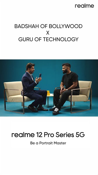 1M views · 55K reactions | Tech or Bollywood, #realme12ProSeries5G is the only portrait master!  Let’s break down the master features of #realme12ProSeries5G with the Badshah of Bollywood and the Guru of Technology. #BeAPortraitMaster Know more: https://bit.ly/47WogZT #BeAPortraitMaster | realme | Facebook