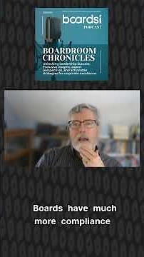 Boards and Compliance vs. Discussion: Boardsi Boardroom Chronicles with Ralph Ward