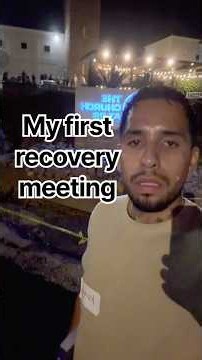 First recovery meeting. I’m still learning what support looks like for me #recoveryjourney