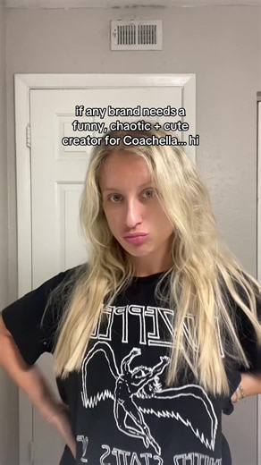 still processing that influencers get flown out to Coachella like?? brands I’m available, funny, and will document EVERYTHING. #coachella #brandtrip #ugccreator #collab #influencer