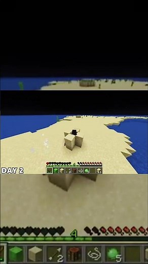 Can I survive the night in this Sand Fort? 🏜️🔥 #minecraft #isurvived100daysminecraftinhindi #gaming