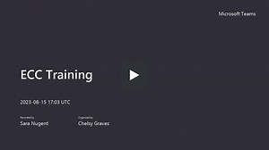 ECC Basic Training - 20230815