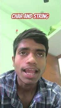 char and String data type #coding #webdesign