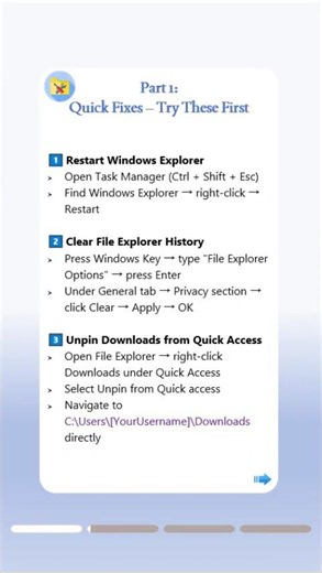 📂 Downloads Folder Not Responding? Fix It Fast on Windows 10#windows10 #download #folder
