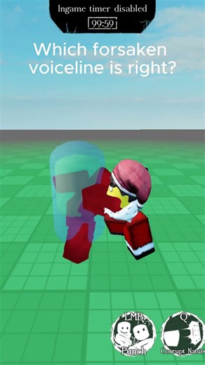 Which voice line is correct coolkid | Roblox forsaken | #roblox #forsaken