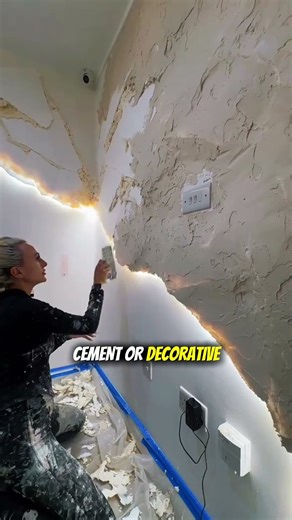 Satisfying Wall Texture Transformation Using a Stainless Steel Plastering Trowel