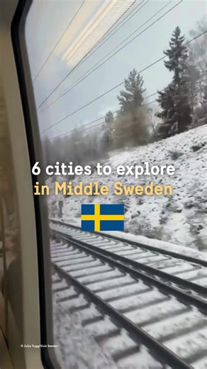 6 Must-Visit Cities in Middle Sweden 🇸🇪✨ Beyond the Swedish capital, Stockholm, here are six cities to explore in Middle Sweden — from historic university towns 📚 to lakeside gems 🌊 and castle views 🏰. Which one would you discover first? #VisitSweden #SwedenTravel #MiddleSweden #CityBreak #BucketList