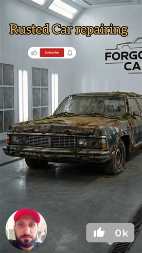 Old car in new condition after rust cleaning and repairing #cleaning #rust #viral #youtubeshorts