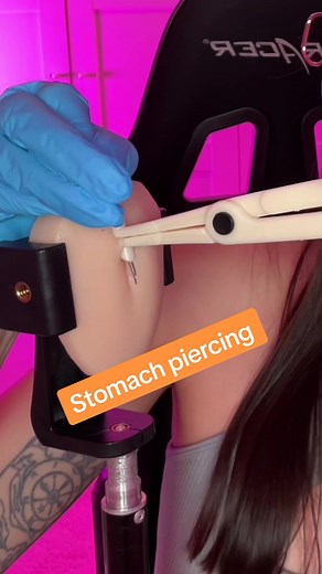 Stomach Piercing ASMR Roleplay for Relaxation