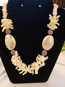 Vintage Shell Necklace, Beach Necklace, Summer Necklace, Boho Necklace, Hippie Necklace, Natural Shell Necklace, Cruise Jewelry, White - Etsy