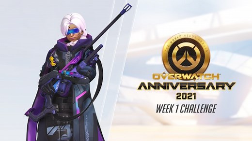 Cybersavvy. Transform from Ana-log to Cybermedic Ana (Epic), unlockable during Week 1 of Overwatch Anniversary. Play and earn now through May 25. | Overwatch