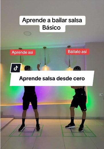 Aprende a bailar salsa básico: pasos frente, atrás y a los lados