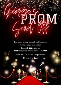 Prom Send Off - Etsy