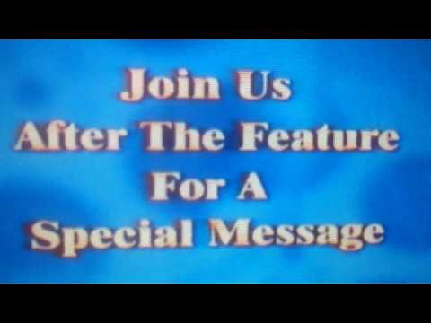 Join us after the feature for a special message