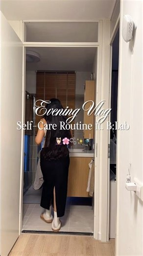 Ad | Evening self care vlog ft. B:Lab 🫧 #asmr #eveningroutine #homelifestyle #cozyroutines