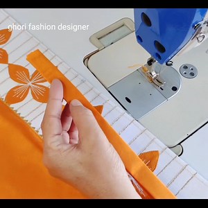 3.7M views · 18K reactions | Make this beautiful Flower Border Design Using easy sewing Tips Tricks/Learn clever sewing method and tricks #sewing #stitching #sewingtipsandtricks #sewinghacks #kifehacks #kurti #neckdesign | Ghori fashion designer | Facebook
