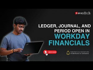 Ledger, Journal, and Period Open in Workday Financials | ZaranTech