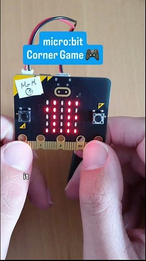 How to play the corner game with the micro:bit. Beyond Basics with the micro:bit.