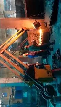 Casting manipulator for pouring #castingsolutions