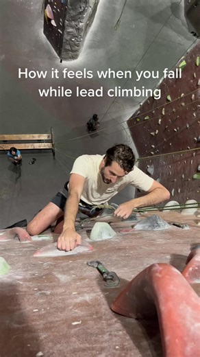 Experience the Intensity of Lead Climbing Falls