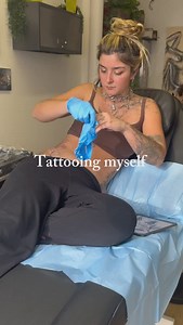 Giving myself tattoos always fills me with huge anxiety, something I battle with, and I’m slowly finding ways to overcome it—not just when I tattoo myself but in all aspects of my life. ✨This one was particularly exciting for me because I’ve wanted to fill this space for a while. I cannot wait for you all to see the result! ❤️ . . . . . #tattooartist #tattooing #tattooist #tattooartist #tattoostyle #tatted #tattoodesign #artist #tattoostyle #tattoos #tattooarm #tattoosleeve #tattooidea #tattooin