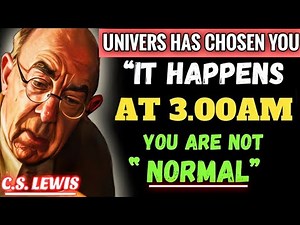 What It Means When God Wakes You at 3:00 AM, You Are Not Normal...| C.s. Lewis