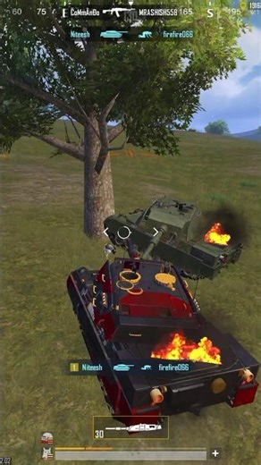 Tank vs Tank Combat 😈 #pubg #payload3 #bgmi #pubgtank