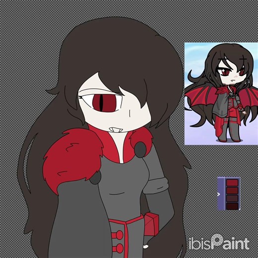 Vara the Vampire//My vampire Oc//#ocs #speeddraw #vampireoc #ipispaint