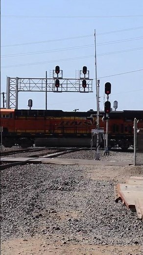 BNSF 3736 Unexpected Z-Train Intermodal West at Stockton diamond 5-20-2025
