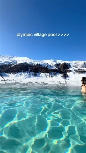 The Olympic Village pool is breathtaking 😍 | TNT Sports