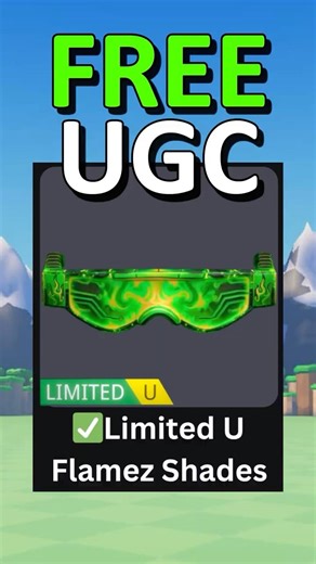 ROBLOX UGC FOR FREE (✅Limited U Shades)🤑😱 #roblox #shorts #robloxshorts