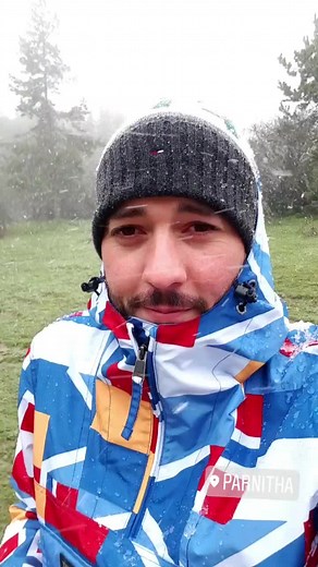 8/4/2021#meteorology #parnitha #weather #forecastweather #weathergreece #snow #gsweather #mountain