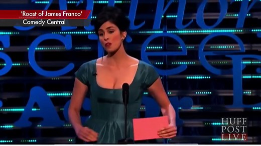 Sarah Silverman's Exchange With Jonah Hill At James Franco Roast