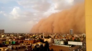 A massive dust storm, known as a haboob, swept through the city of Khartoum, blanketing the Sudanese capital in layers of red sand last week. See more extreme weather video in our gallery: http://ow.ly/namT30cl8EW | The Weather Network