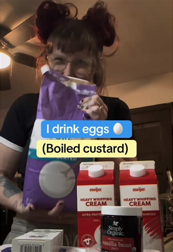 You can use milk too I just cut mine with coffee. 4 ingredient coffee cream (all recipes website ‘boiled custard) a popular southern drink I learned how to make #custard #boiledcustard #custardnog #idrinkeggs #coffeecreamer