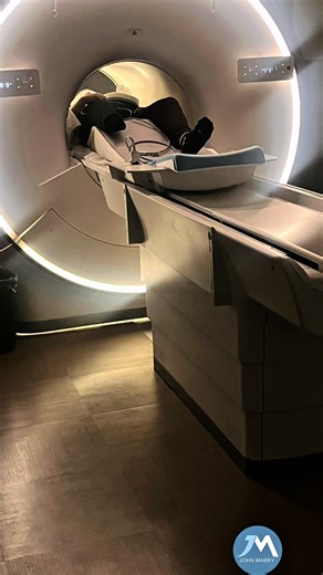 Ever wonder what a one-legged guy looks like in an MRI machine? Here you go. 😅 . This morning I went in for an MRI on my shoulder. I’ve had a tear for a while, but the pain has increased — so we needed an updated scan (my last MRI was 9 months ago). . And here’s a fun amputee fact: I have to take my prosthetic leg off before an MRI because the magnet is NO joke. Metal MRI = disaster. I’ve literally heard stories of prosthetics getting yanked and destroyed. 😳🦿 . After the scan, I drove across 