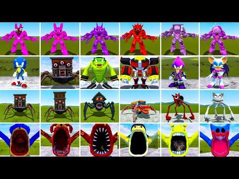 Which New All The Shin Sonic Tapes Family And Sprunki Eater Family Is The Strongest in Garry’s Mod!